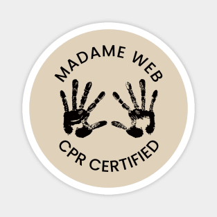 HTDGM - Madame Web - CPR Certified (dark version) Magnet